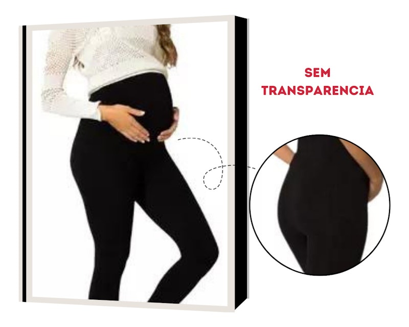 Calça Gestante Legging Maternidade 3
