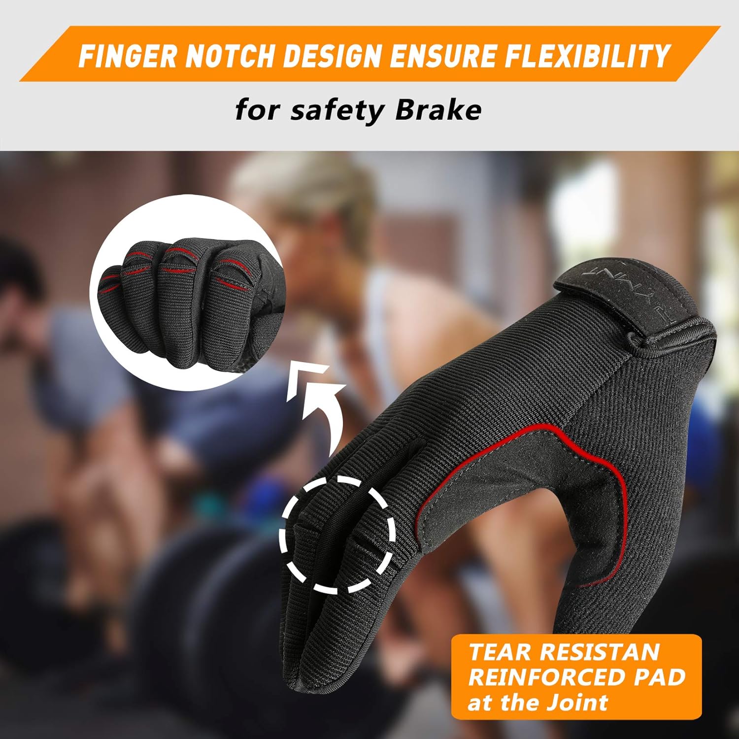 Luva de Treino Full Fingers Rymnt 3