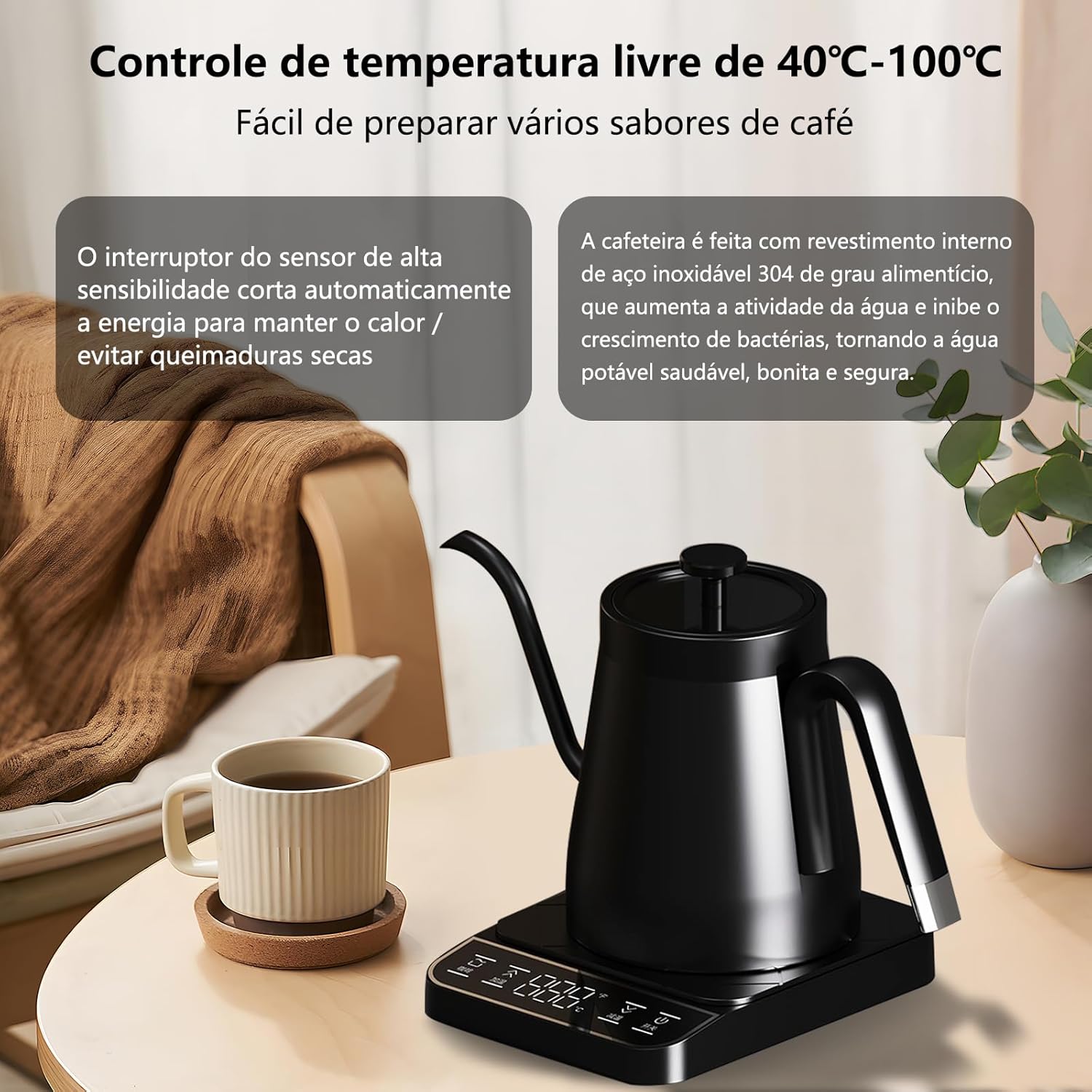 Chaleira Elétrica Pescoço de Ganso (220 V) 5