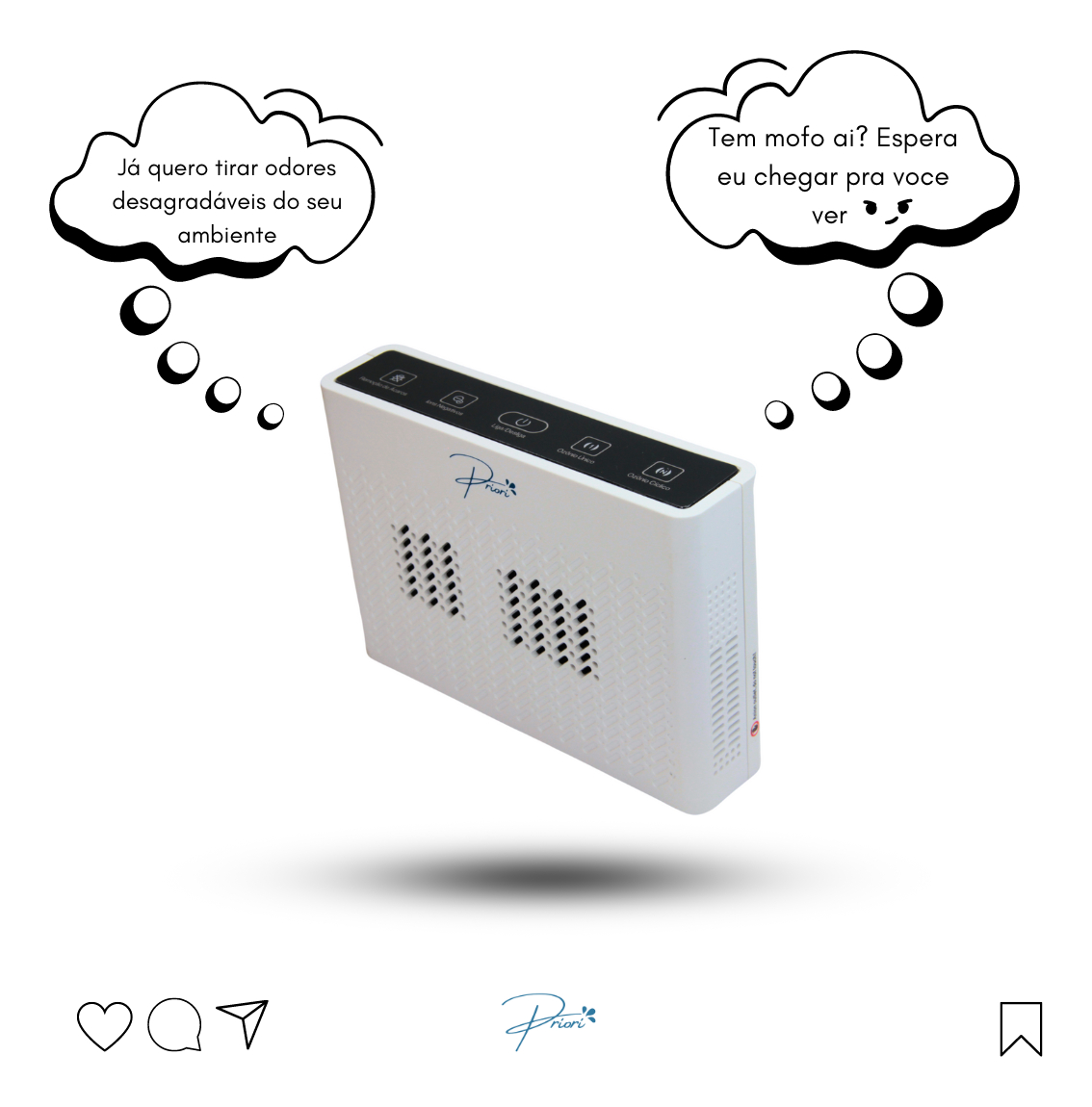 PrioriAir Sanitização Veicular Gerador de Ozônio 2