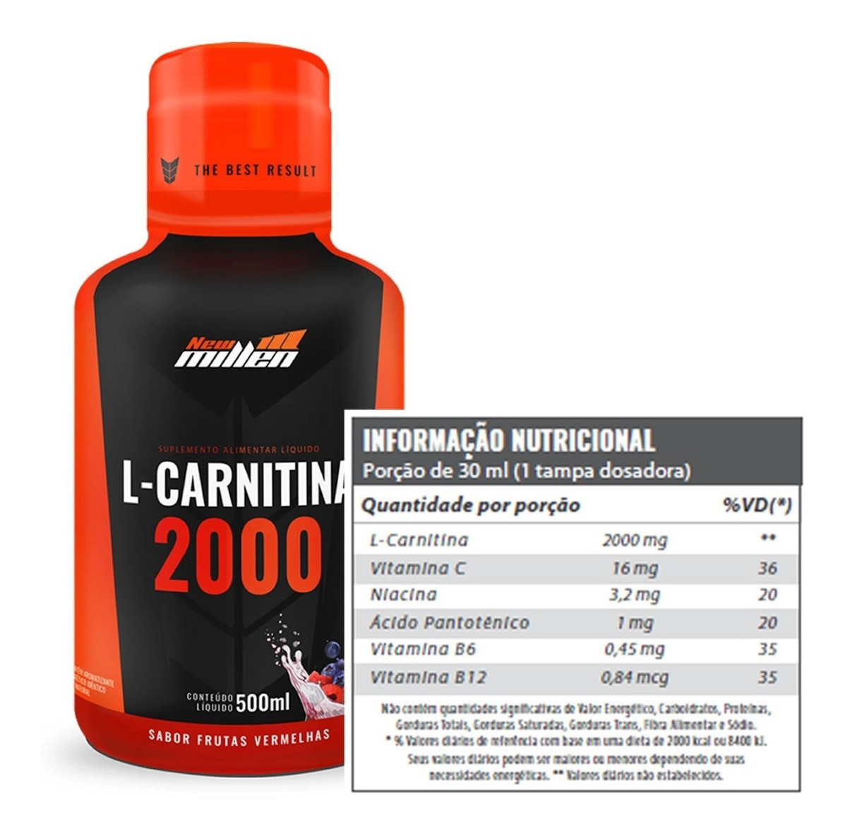L-Carnitina 2000 mg New Millen 4