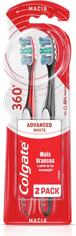 Escova de Dente 360º Luminous White 2 Unidades 1