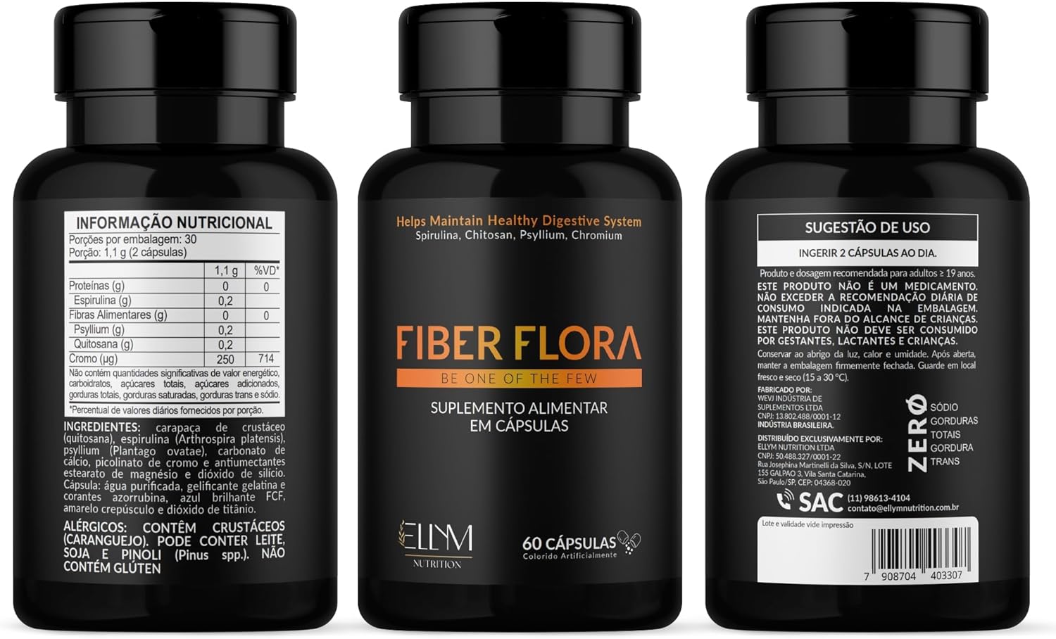 Fiber Flora 60 Cápsulas 3