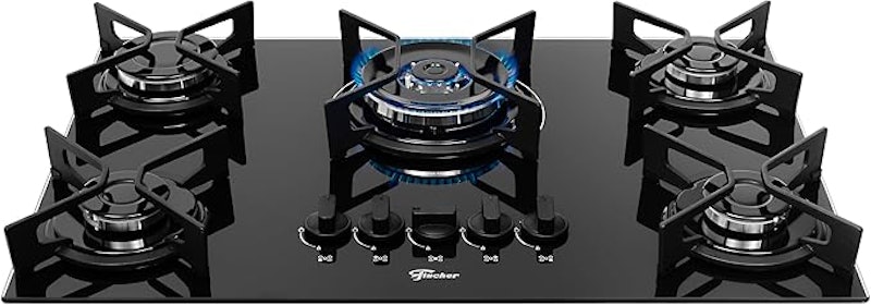 Cooktop a Gás Fischer 5 Bocas Fit Line Tripla Chama 2