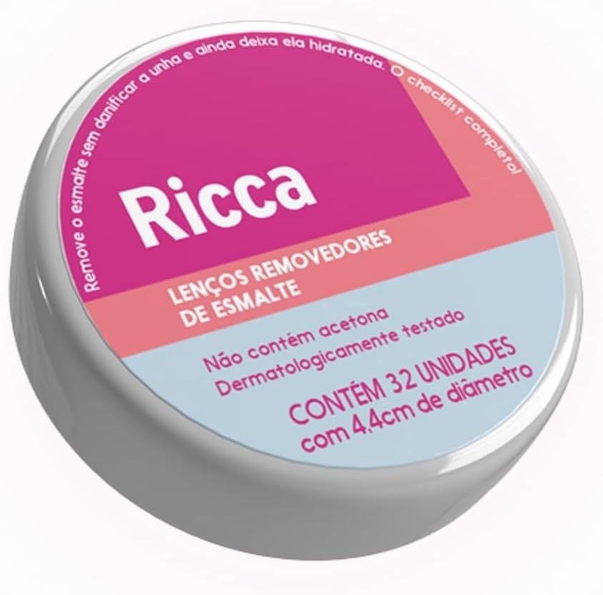 Lenço Removedor de Esmalte Ricca 1