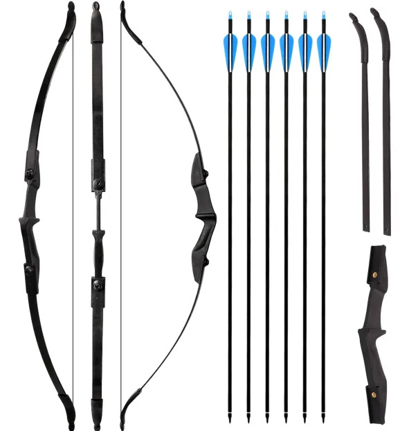 Arco e Flecha para Iniciantes com 6 Flechas e 5 Alvos 3