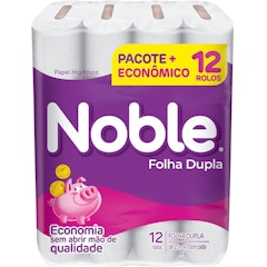 Papel Higiênico Folha Dupla Noble Neutro
