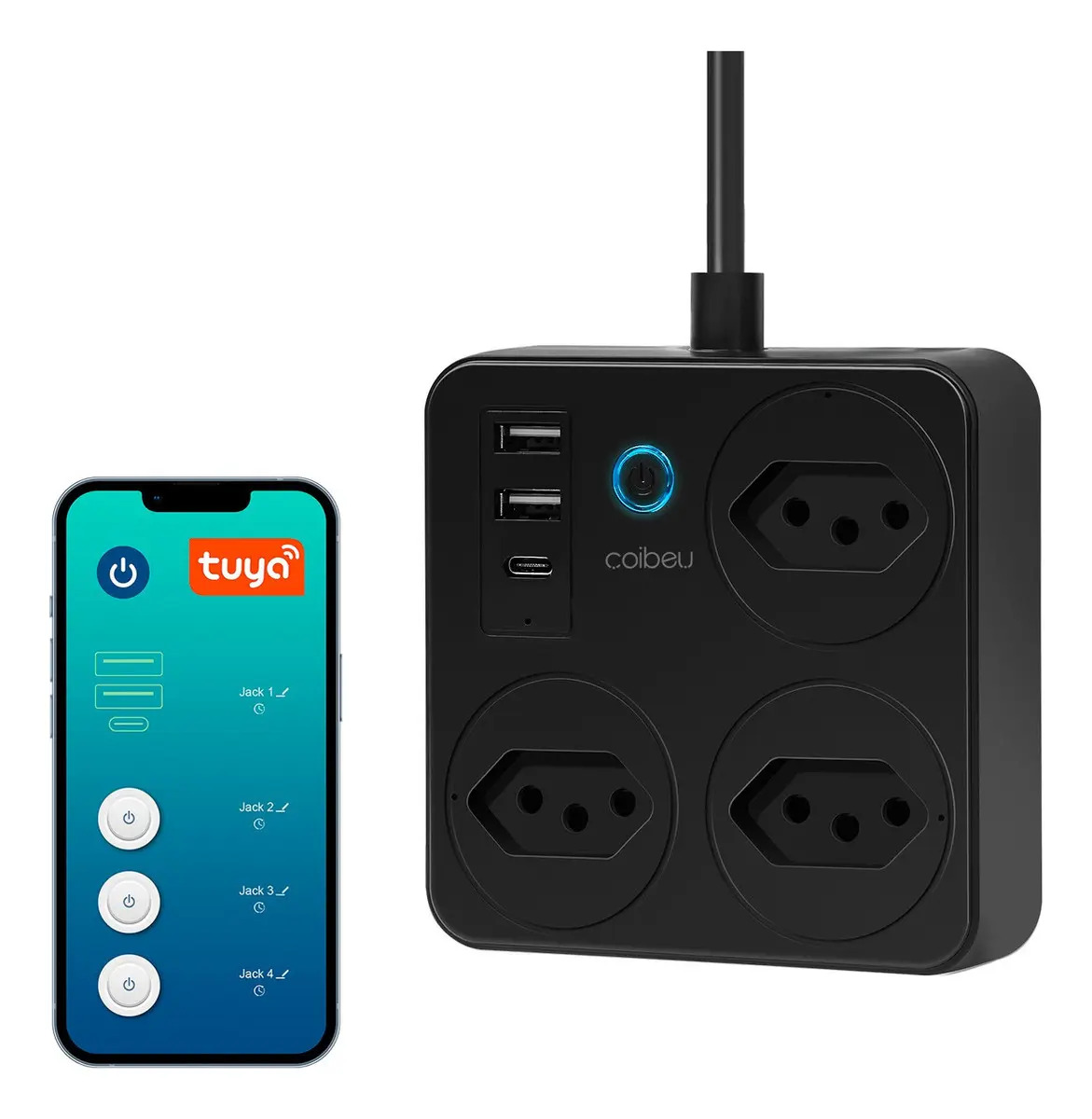 Filtro de Linha Tomada Inteligente Wi-Fi Coibeu 1
