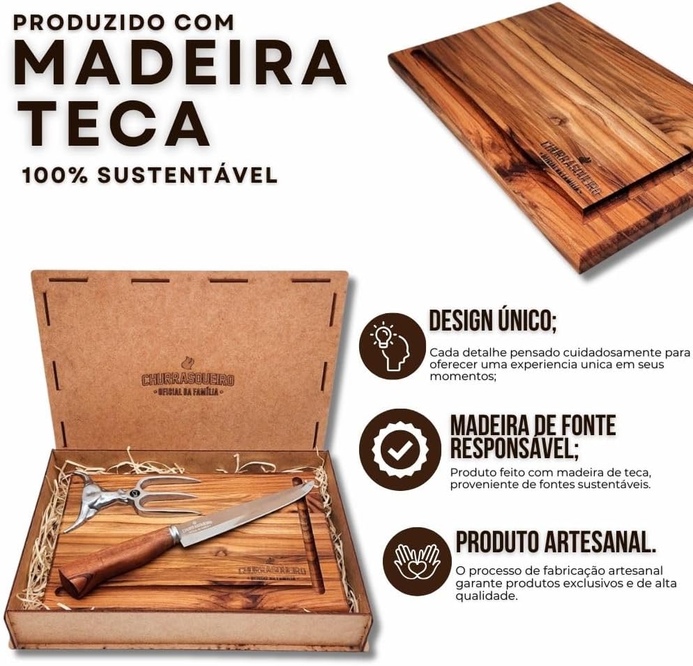 Kit Churrasco Personalizado Churrasqueiro Oficial da Família 2
