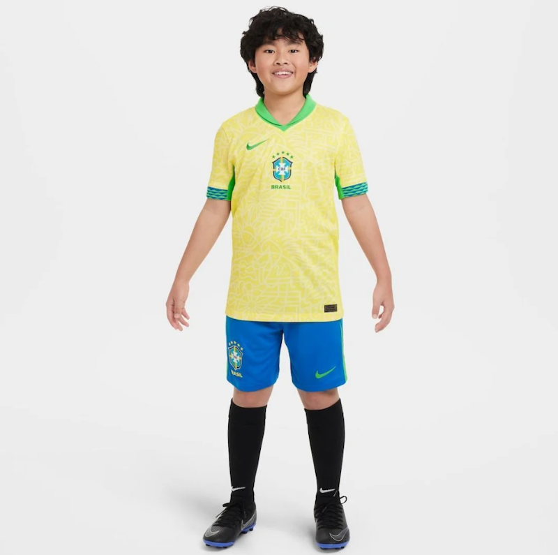Camisa Nike Brasil I 2024/25 Torcedor Pro Infantil 5