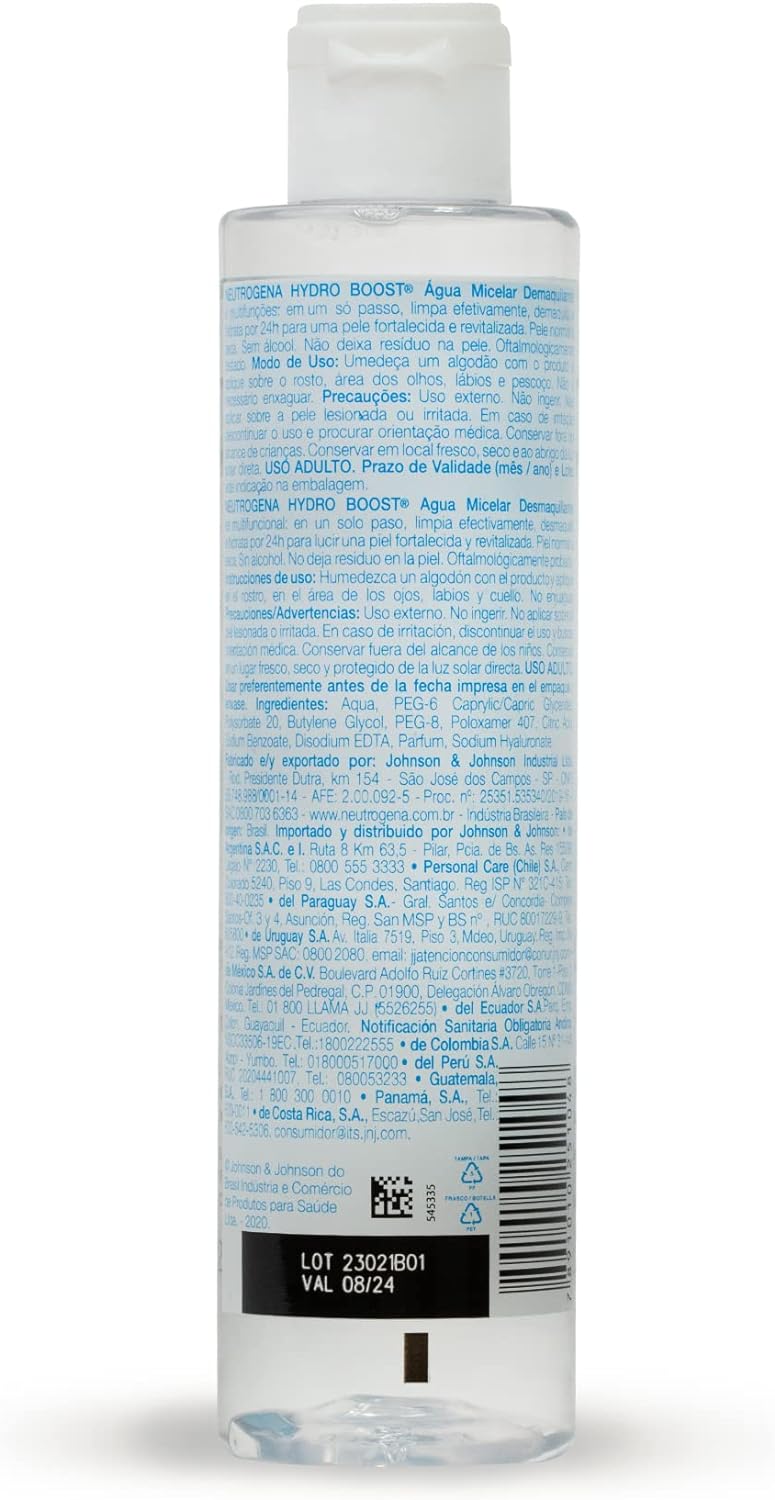 Água Micelar Neutrogena Hydro Boost 2