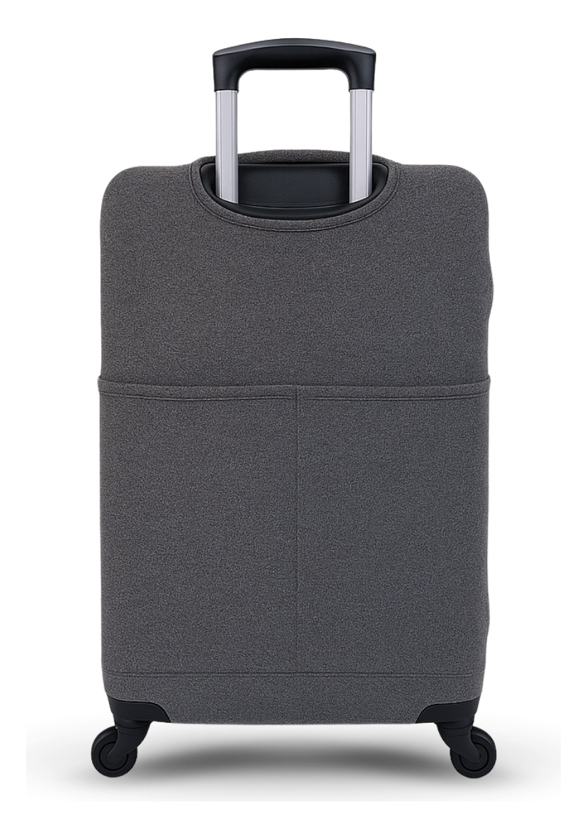 Capa para Mala Viagem com Bolso Canguru Protetor de Bagagem 3