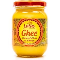 Manteiga Ghee com Sal Rosa 200 g Lotus - Zero Lactose