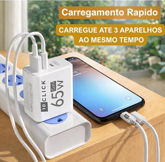 Carregador Super Turbo 65 W 2