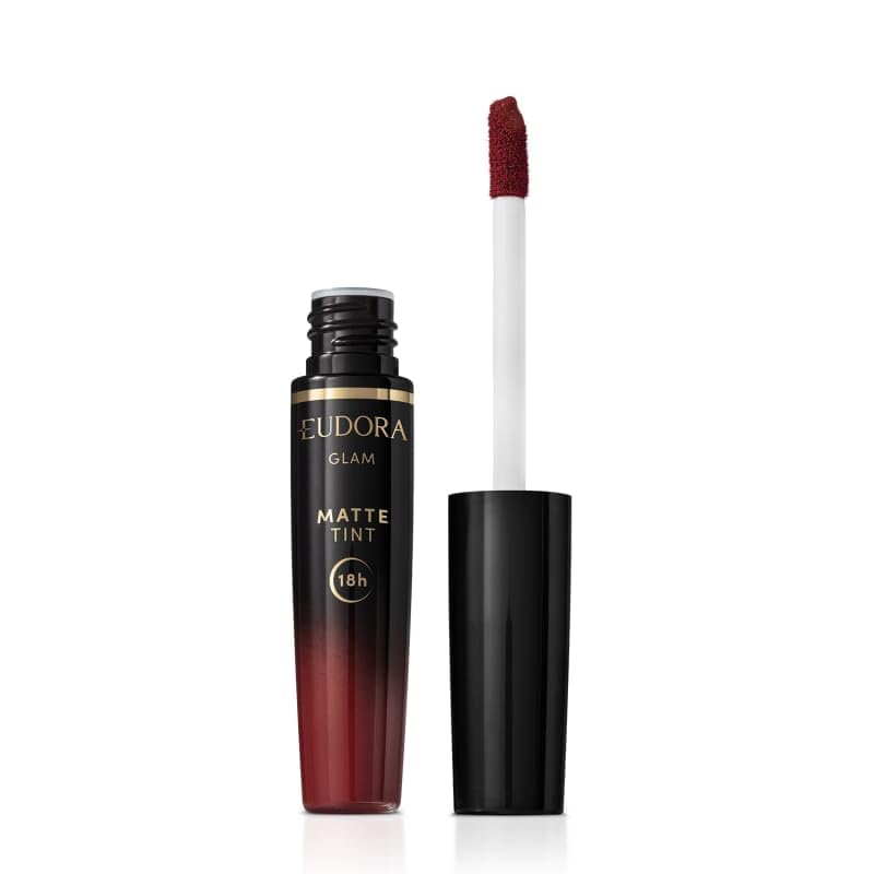 Batom Líquido Bordô Intenso Glam Matte Tint 1