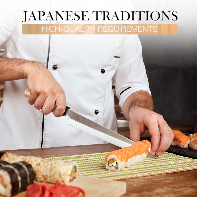 Faca de Sushi e Sashimi Lucky Cook 4