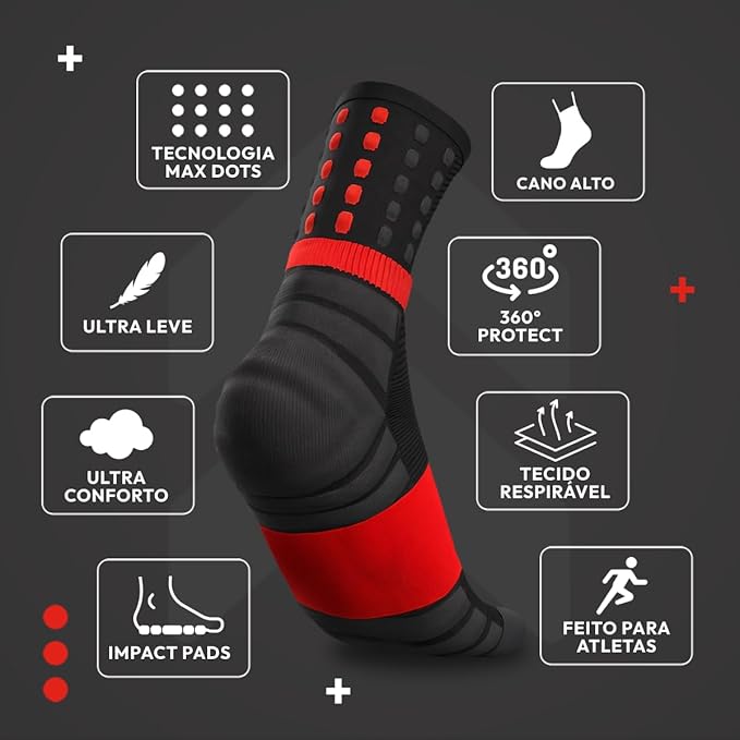 Meia de Compressão UP Max Dots 2