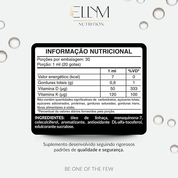 Vitamina D3 + K2 em Gotas 30 ml Sabor Morango 3