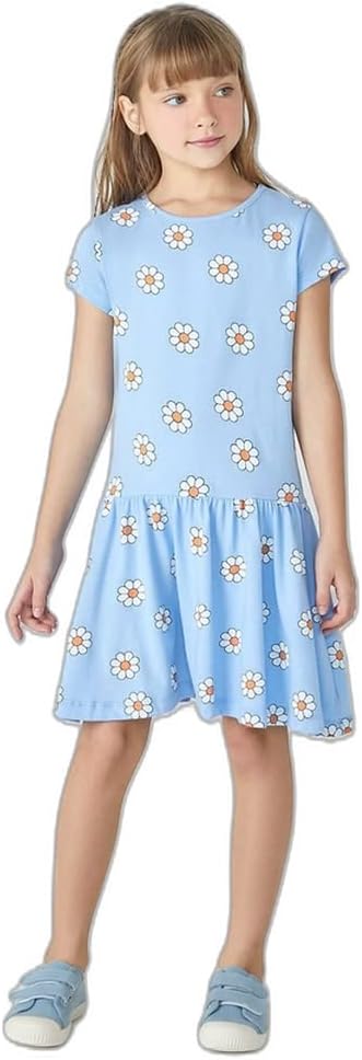 Vestido Infantil Curto Estampado 1
