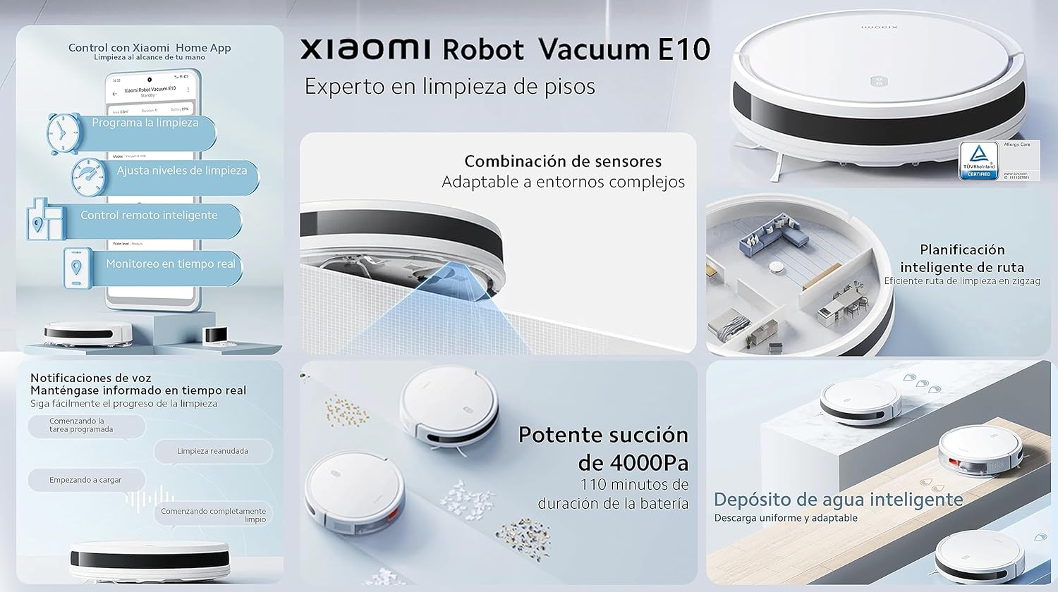 Robô Aspirador Xiaomi E10 5