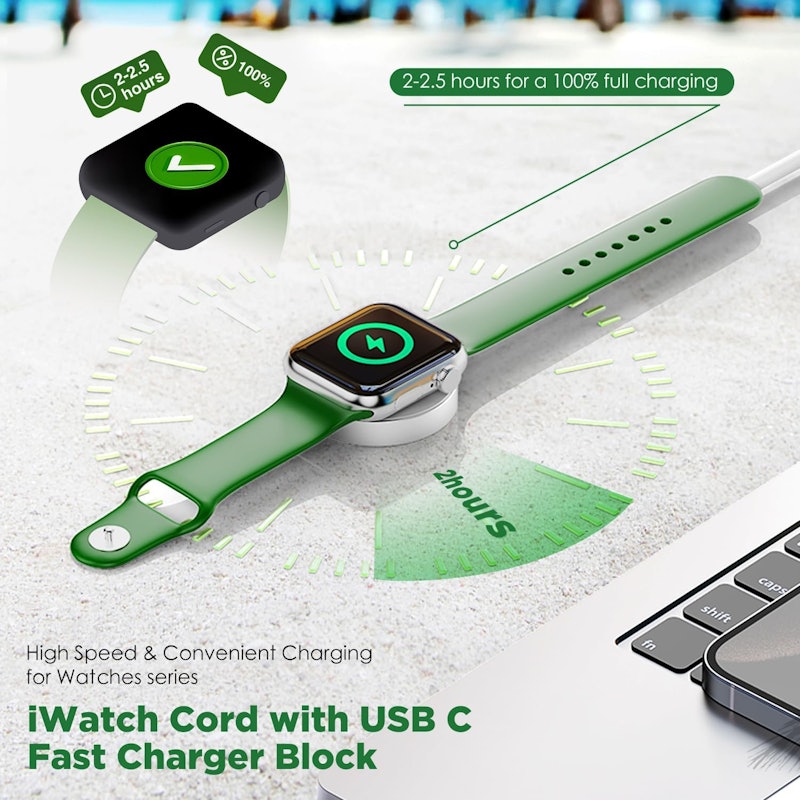 Cabo Carregador para Apple Watch sem Fio 3 m Hzevn 2