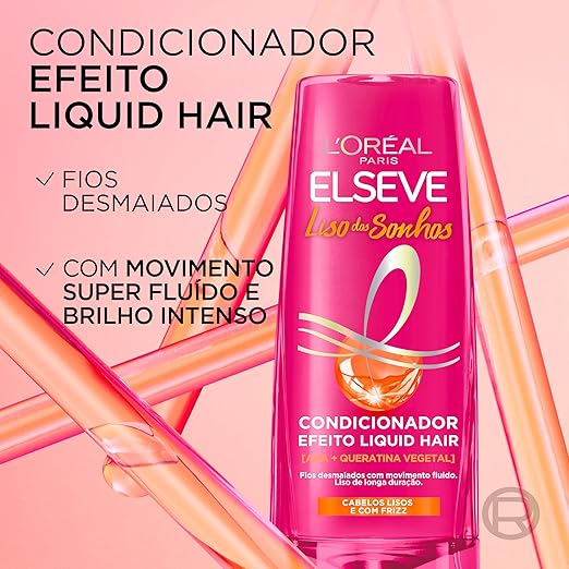 Liso dos Sonhos Condicionador Efeito Liquid Hair 5