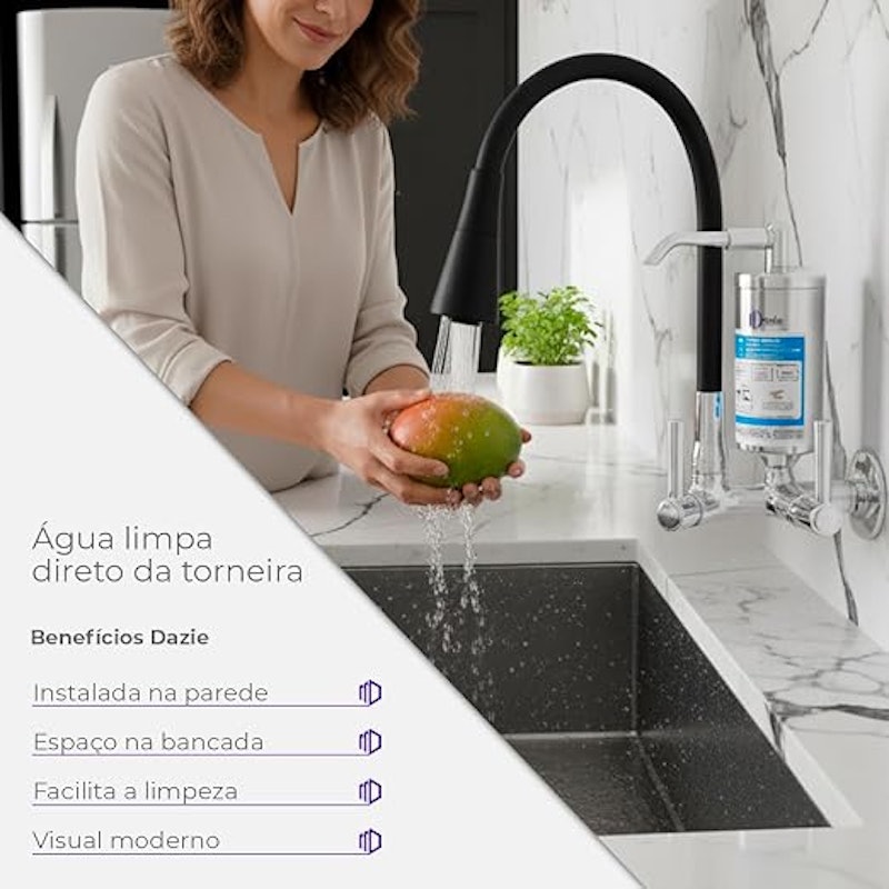 Torneira com Filtro de Cozinhas ABS 4