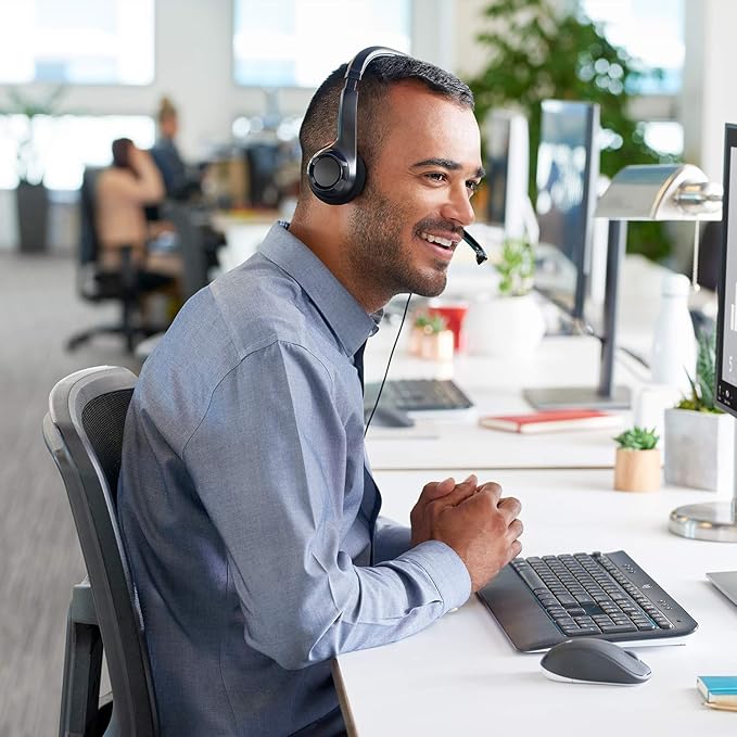 Headset para Computador com USB Logitech 2