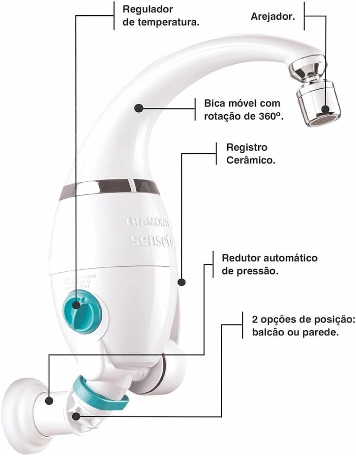 Torneira Eletrônica com Bica Articulada  2