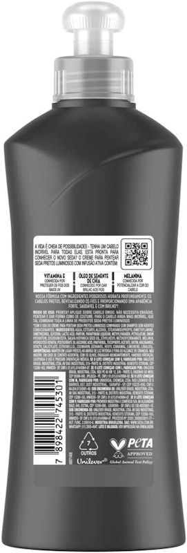 Creme para Pentear Seda Pretos Luminosos 2