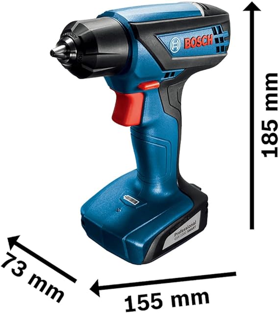 Parafusadeira Furadeira Smart 12 V Bateria e Maleta 4