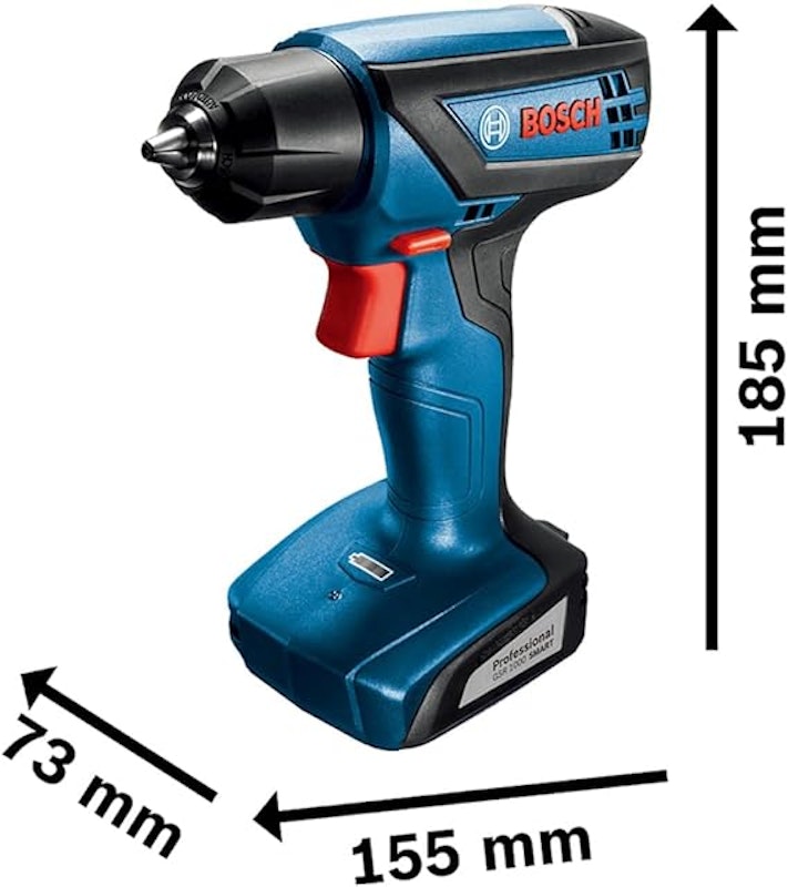 Parafusadeira Furadeira Smart 12 V Bateria e Maleta 4