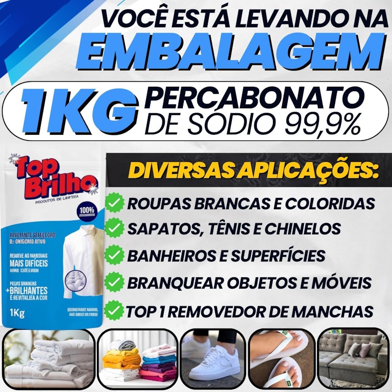 Tira Mancha Roupas Top Brilho 3
