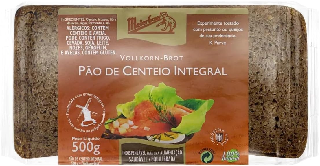 Pão de Centeio Integral Meierbaer 2