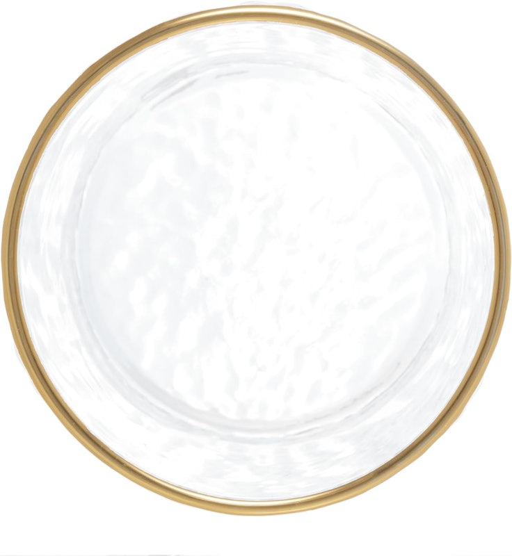 Copo de Whisky de Cristal Martelado com Fio de Ouro Petra 340 ml 4