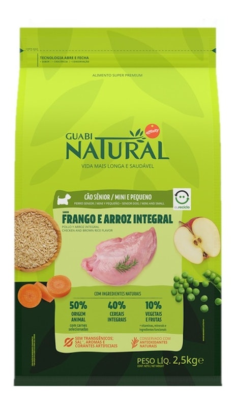Ração Cão Sênior Mini e Pequeno Frango e Arroz Integral 1