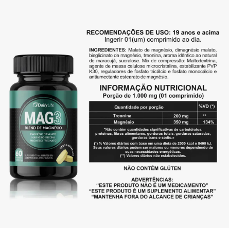 Magnésio Mag 3 3