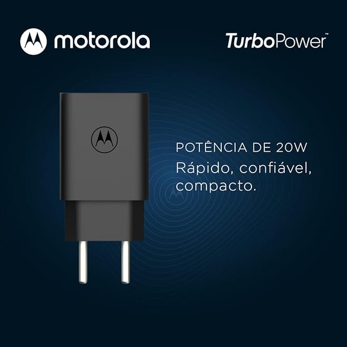 Carregador de Tomada Motorola Turbo Power 20 W 3