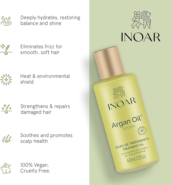 Óleo de Hidratação e Nutrição Argan Inoar 2
