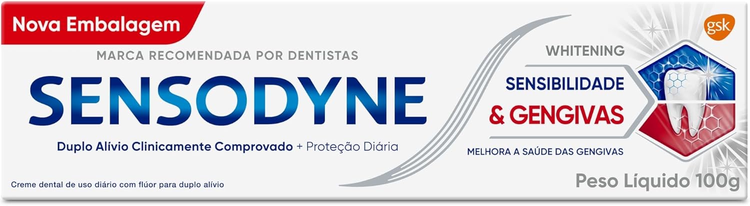 Creme Dental Sensodyne Sensibilidade & Gengivas Whitening 1