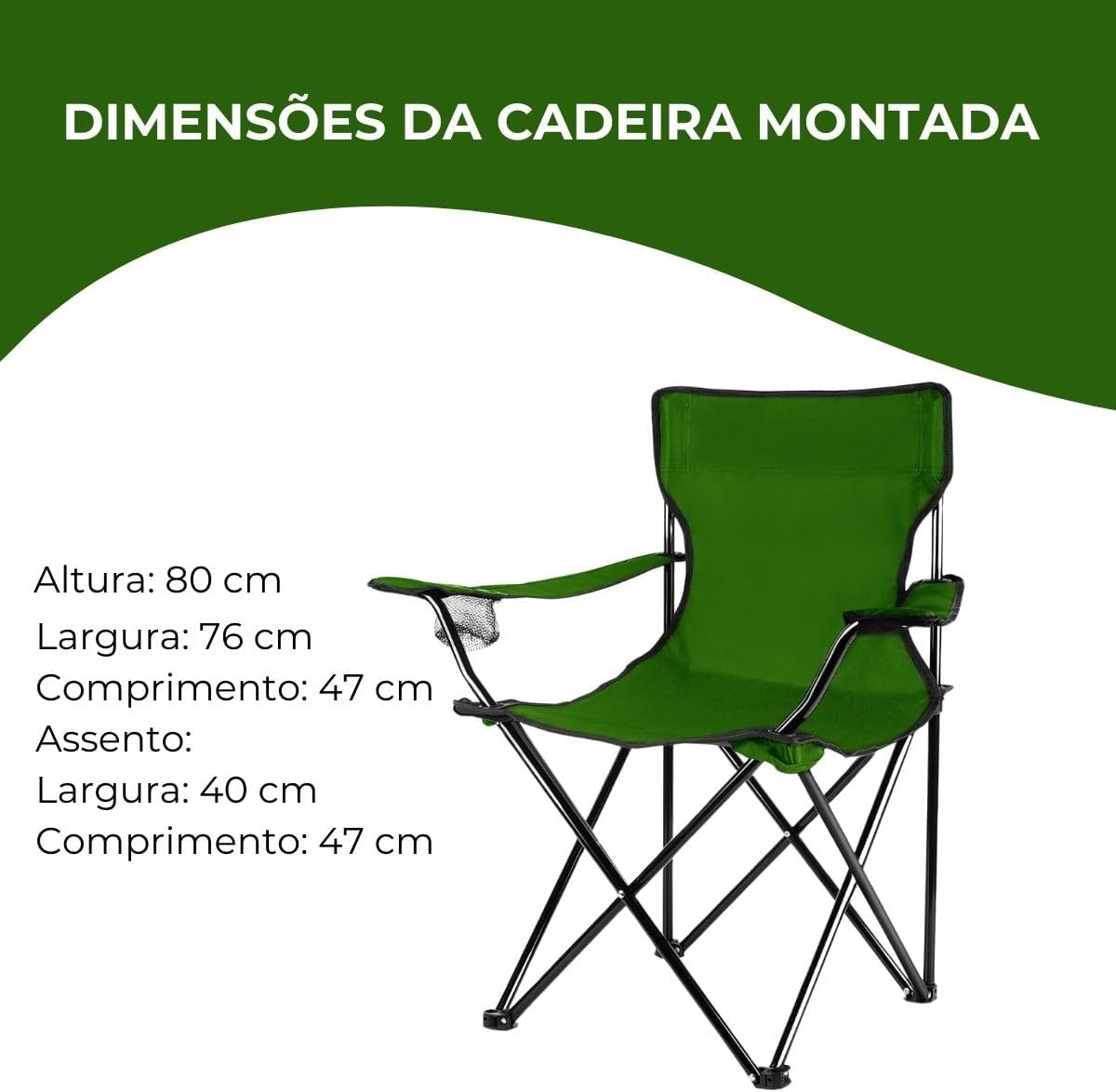 Cadeira Dobrável Ômega 4