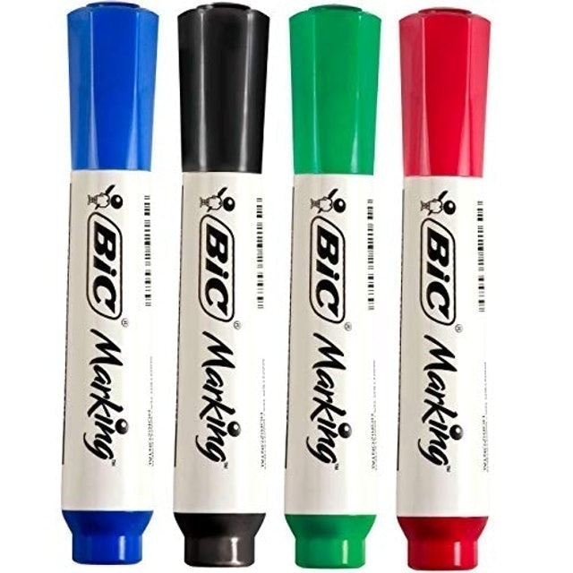 Marcador Para Quadro Branco Marking BIC 4 Cores 2