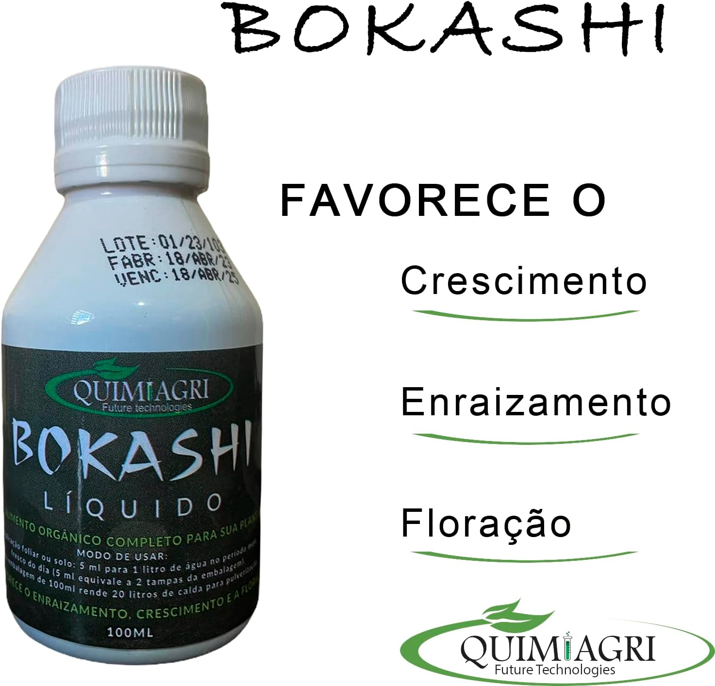 Adubo Concentrado Bokashi 100 ml 2