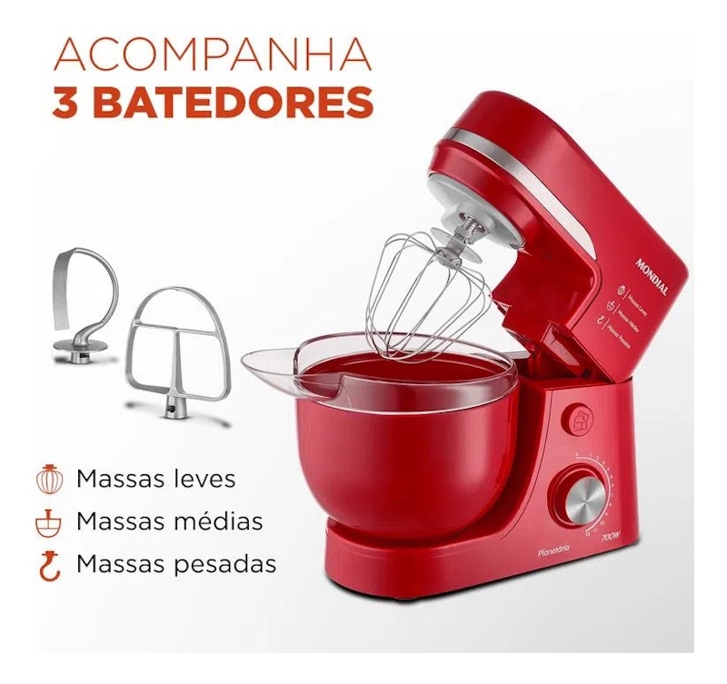 Batedeira Planetária Mondial 4
