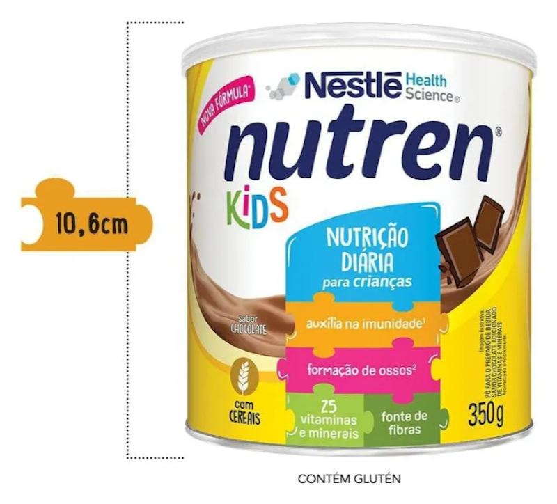 Nutren Kids Complemento Alimentar Chocolate 2