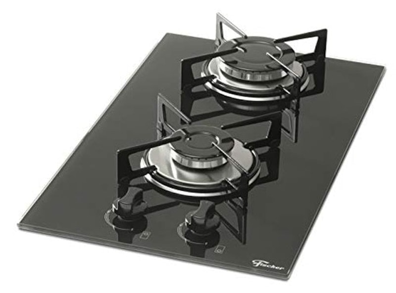 Cooktop a Gás Fischer 2 Bocas Mesa Vidro 1