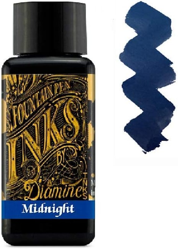Kit com 3 Frascos Writers Blood & Midnight Blue & Green Black 3