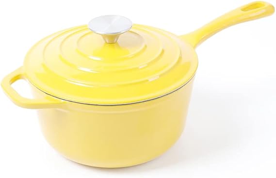 Panela de Ferro Fundido Esmaltado 2,65 L Hawok 4