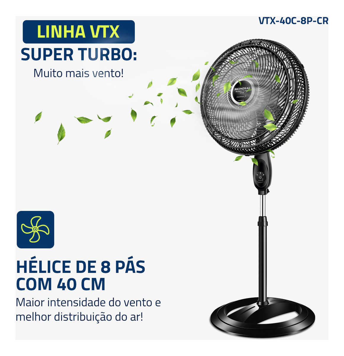 Ventilador de Coluna Turbo Tech 2