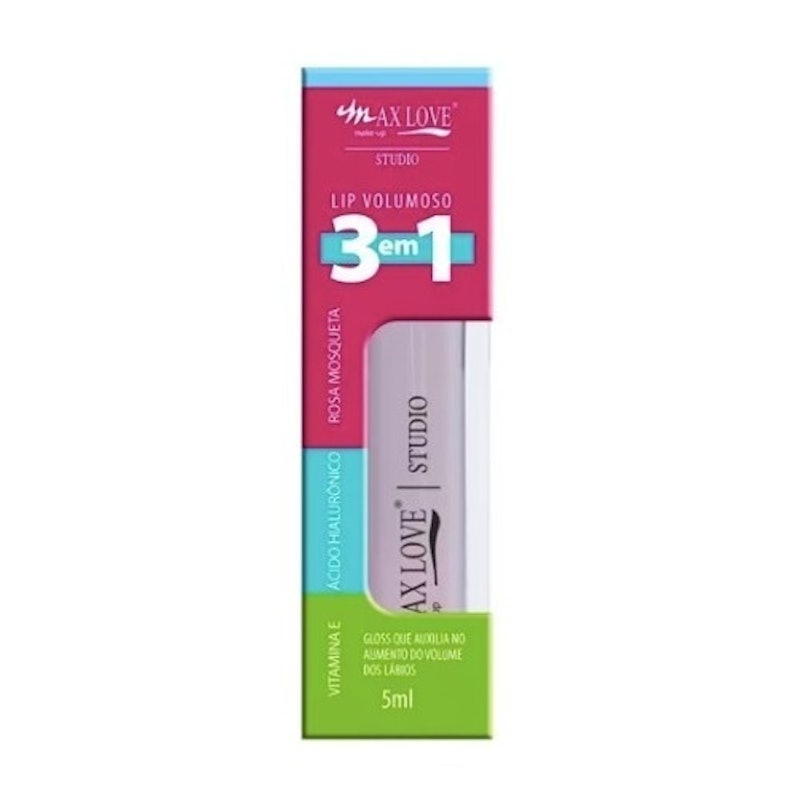 Gloss Lip Volumoso 3 em 1 2